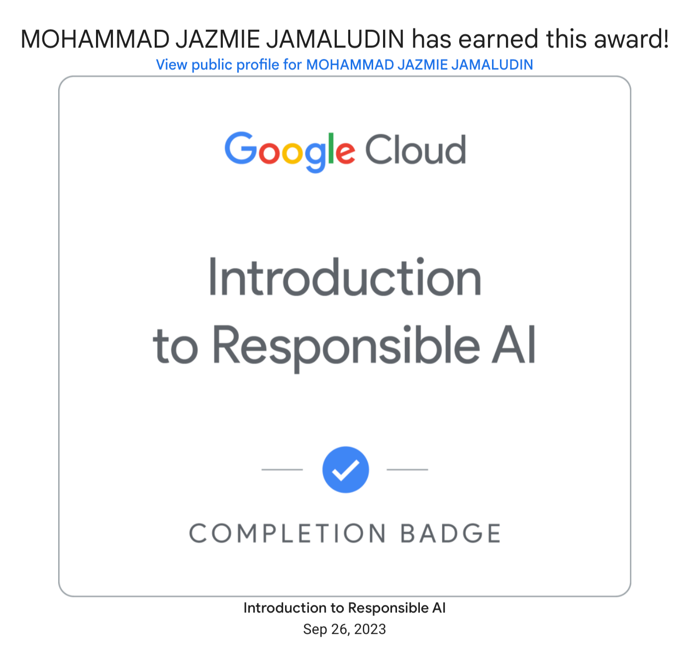 Introduction to Responsible AI