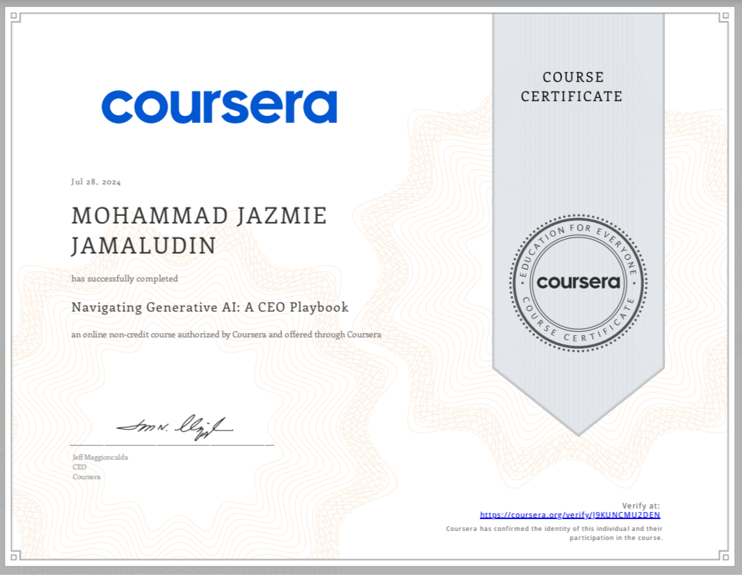 Navigative Generative AI - A CEO Playbook