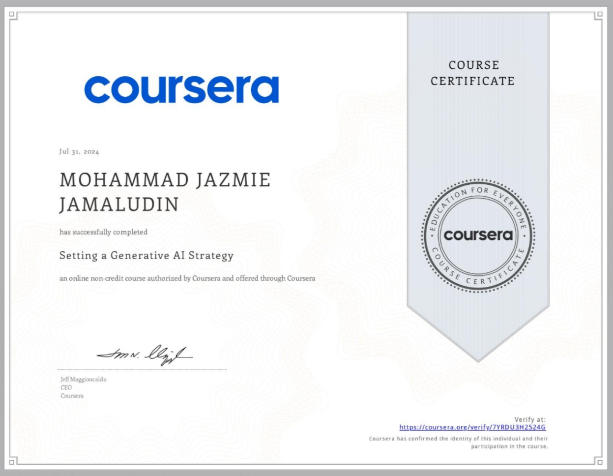 Setting a Generative AI Strategy