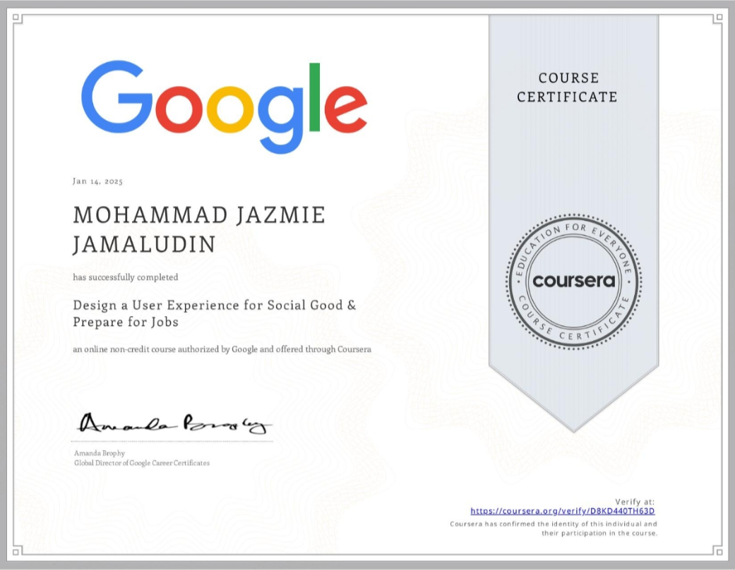 Design a User Experience for Social Good & Prepare for Jobs