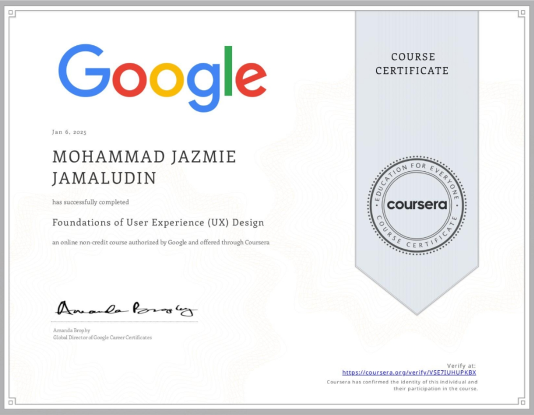 Foundations of User Experience (UX) Design