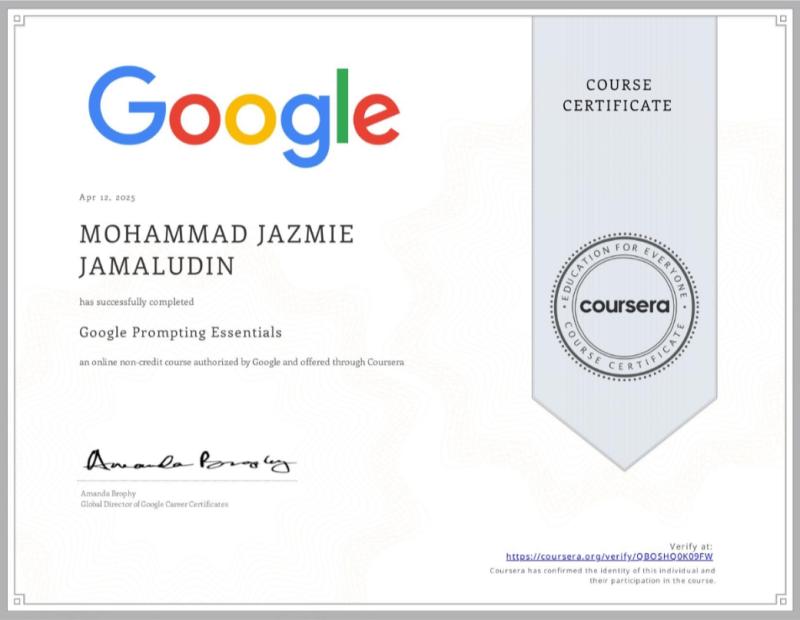 Google Prompting Essentials